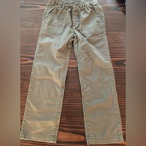 GAP Kids Green Relaxed Pull On Pants Size: S 6/7
